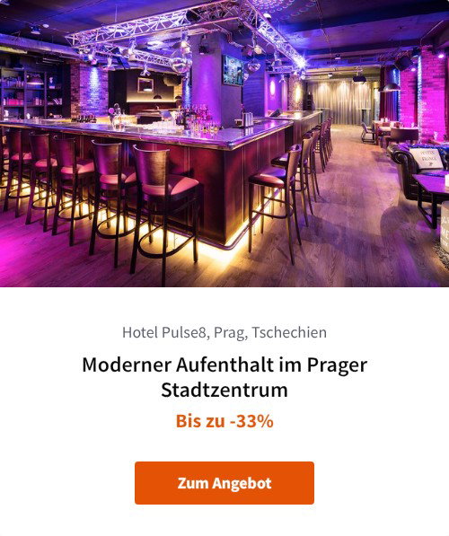 Moderner Aufenthalt im Prager Stadtzentrum