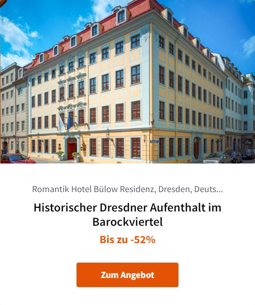Historischer Dresdner Aufenthalt im Barockviertel