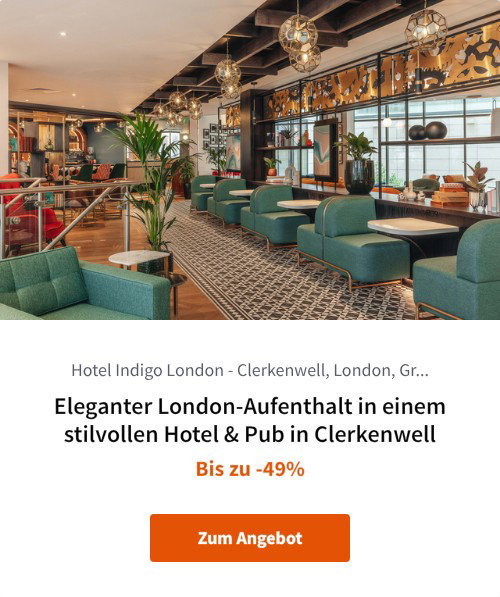 Eleganter London-Aufenthalt in einem stilvollen Hotel &amp; Pub in Clerkenwell