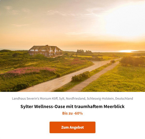 Sylter Wellness-Oase mit traumhaftem Meerblick