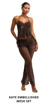 KATE EMBELLISHED MESH SET