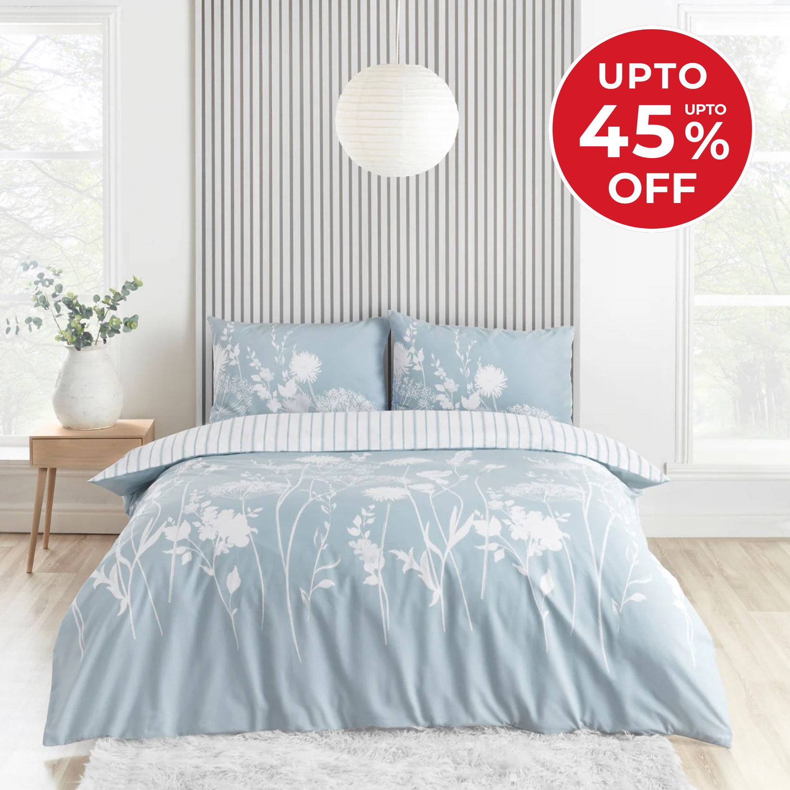 Catherine Lansfield Meadowsweet Floral Bedding
