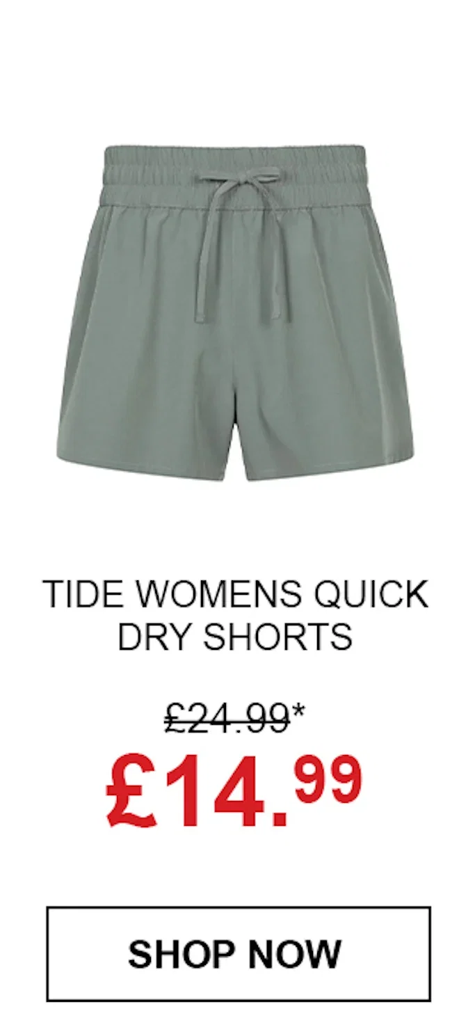 Tide Womens Quick Dry Shorts