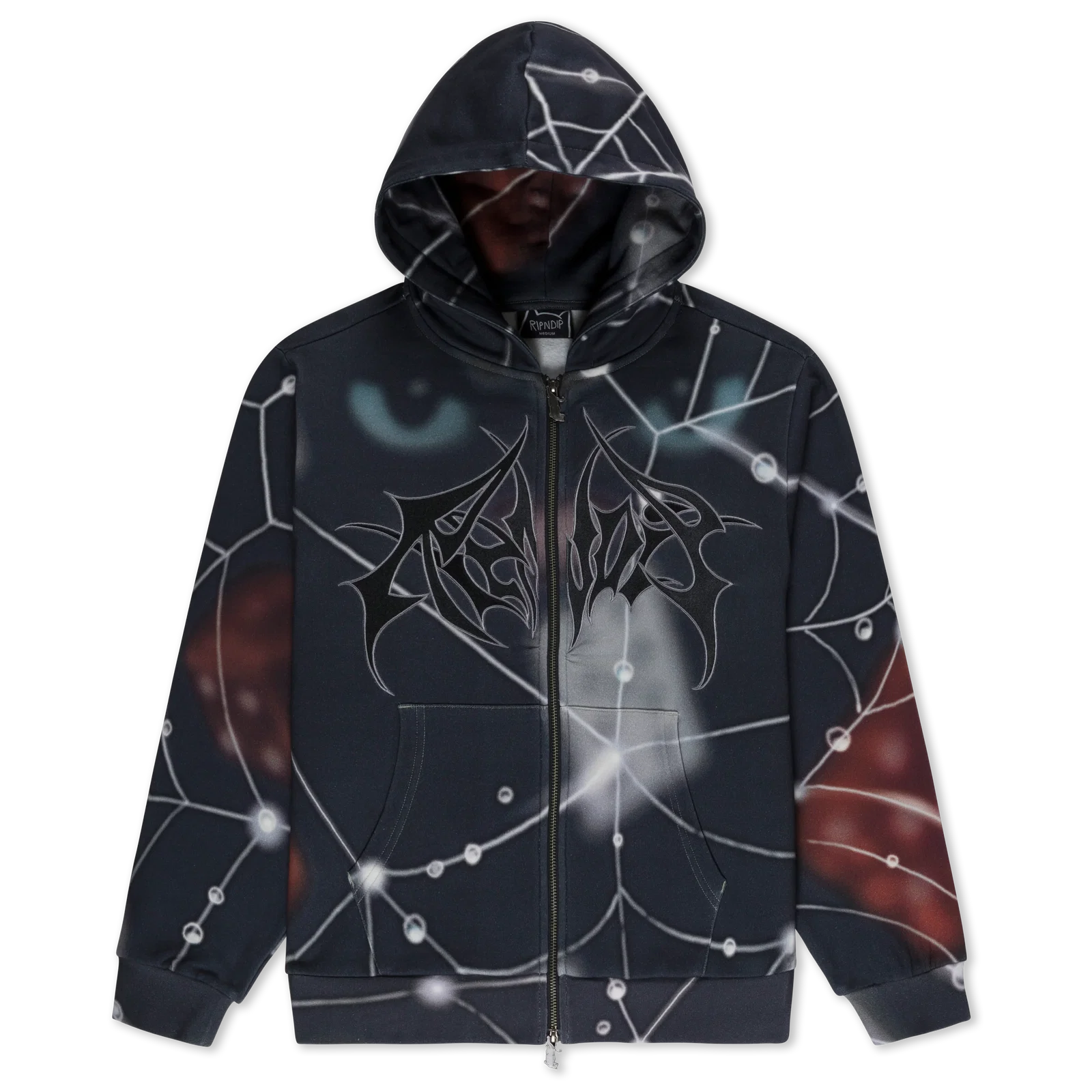 Image of Redemption Zip Up Hoodie (Black Multi)