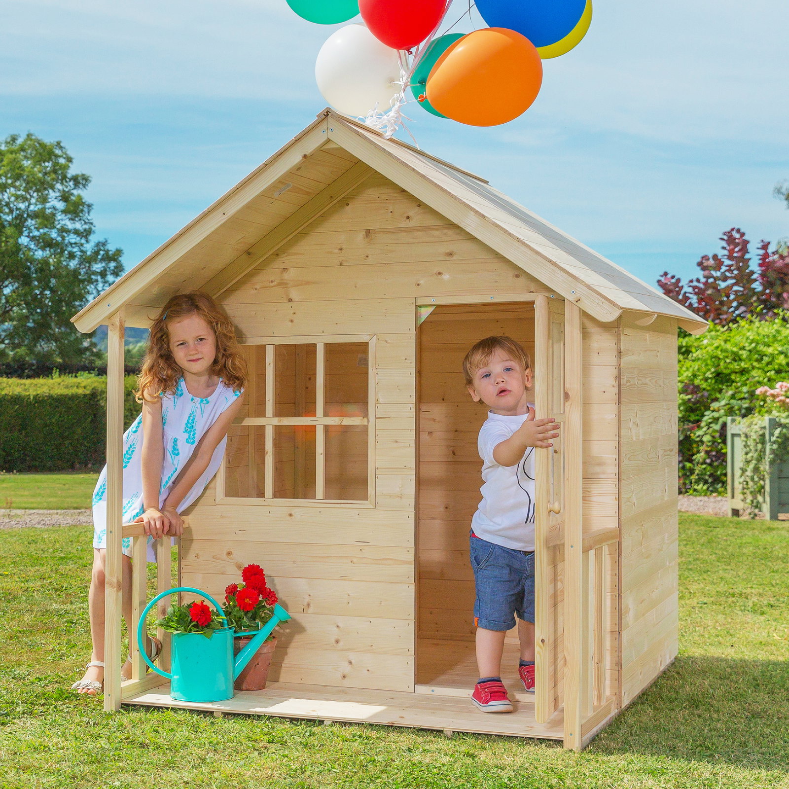 Forest cabin playhouse
