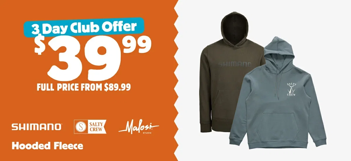 Hooded Fleece by Shimano Salty Crew Malosi