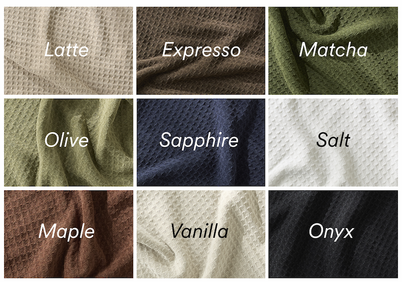 Available in 9 Colors