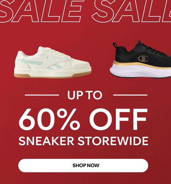 up to 60% off storewide