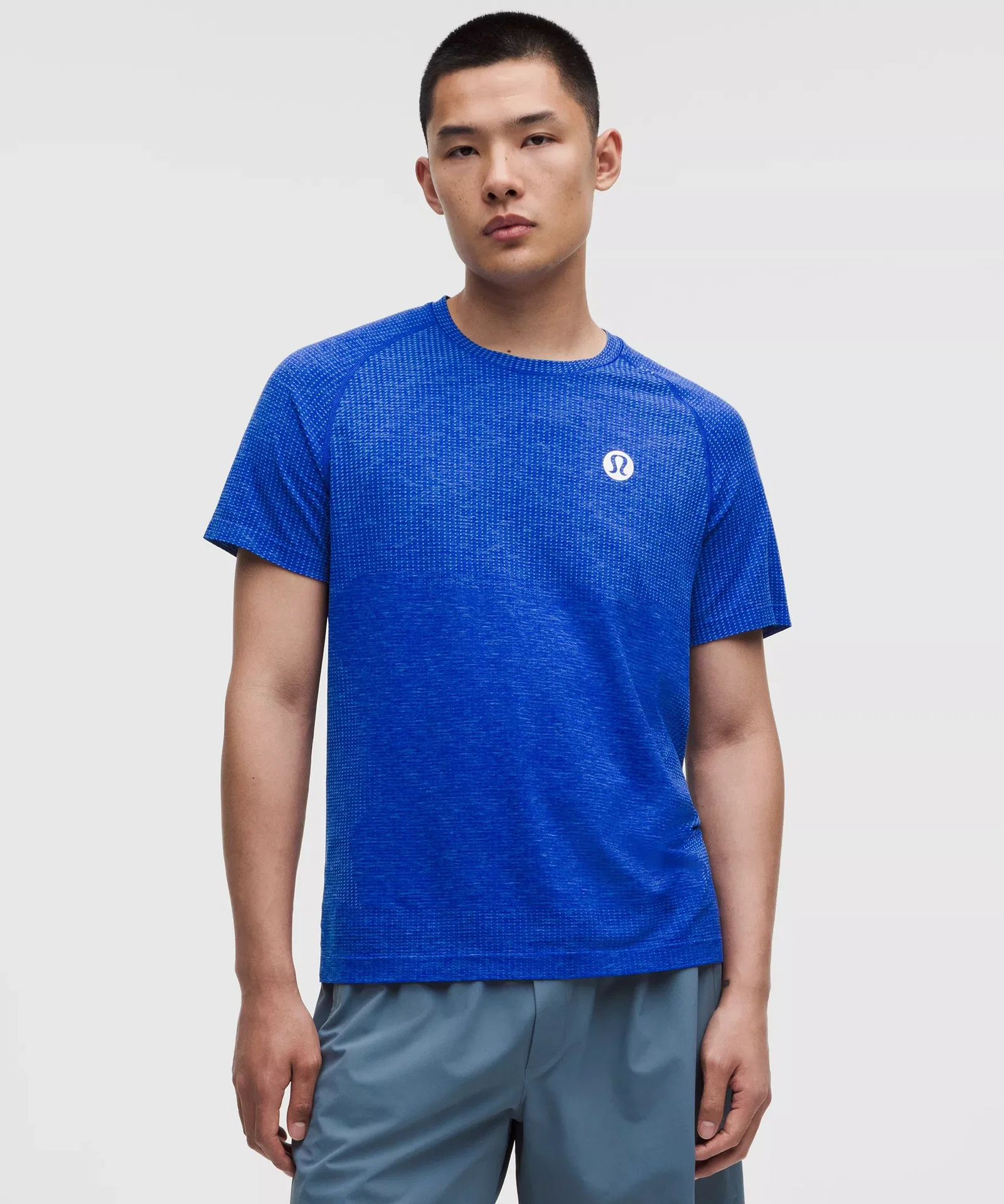 metal vent tech short sleeve shirt logo