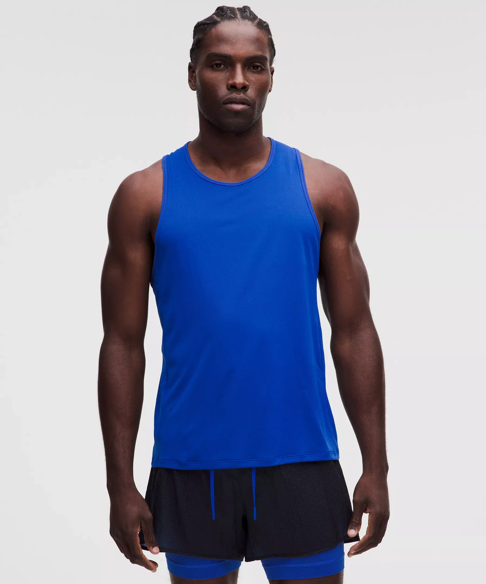fast and free tank perforated stripe