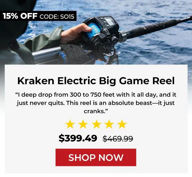 electric fishing reel