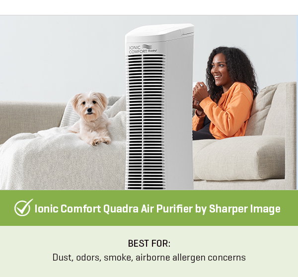 Ionic Comfort Quadra Air Purifier by Sharper Image