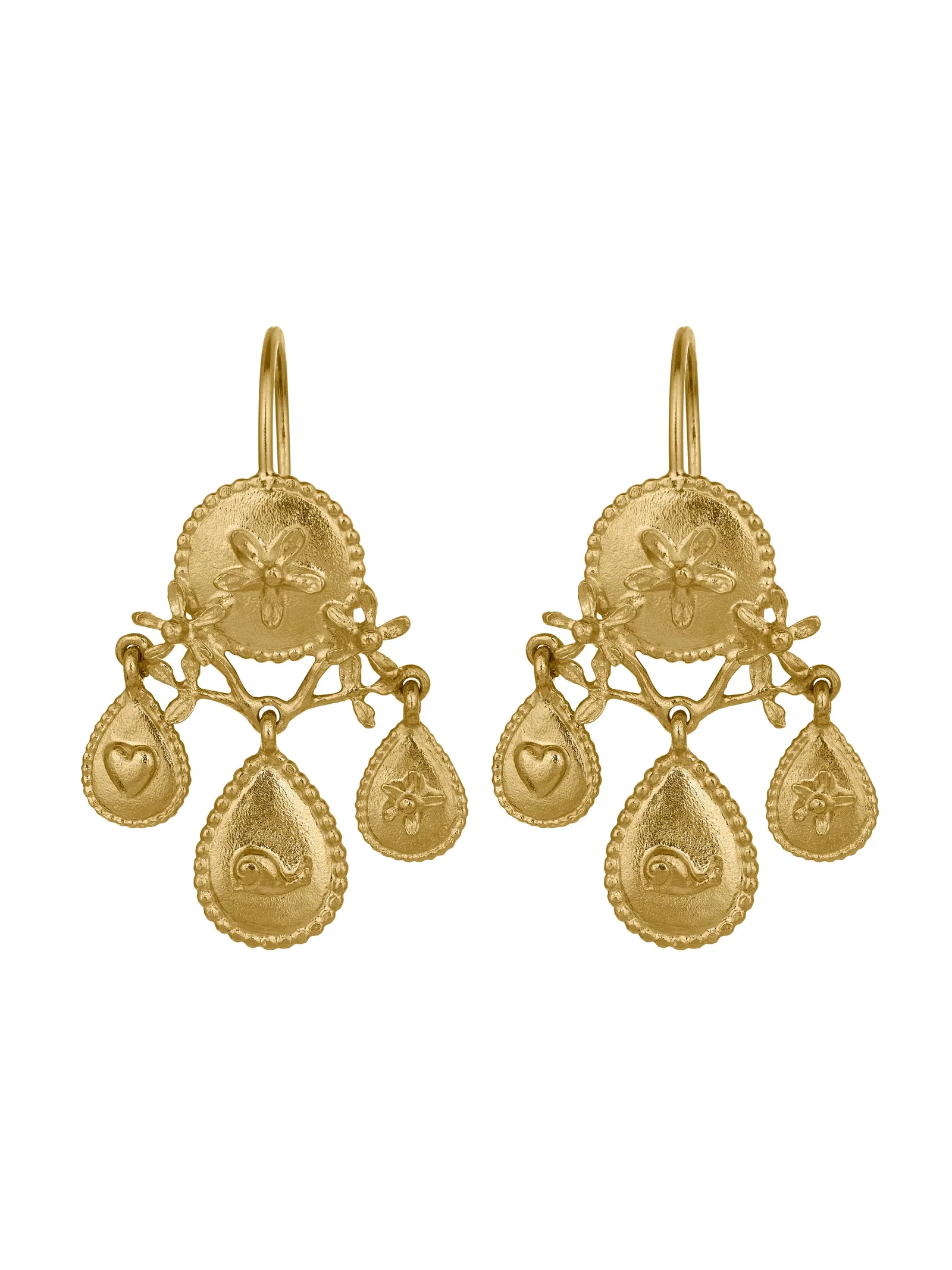 Image of Gratitude for Nature Girandole Earrings