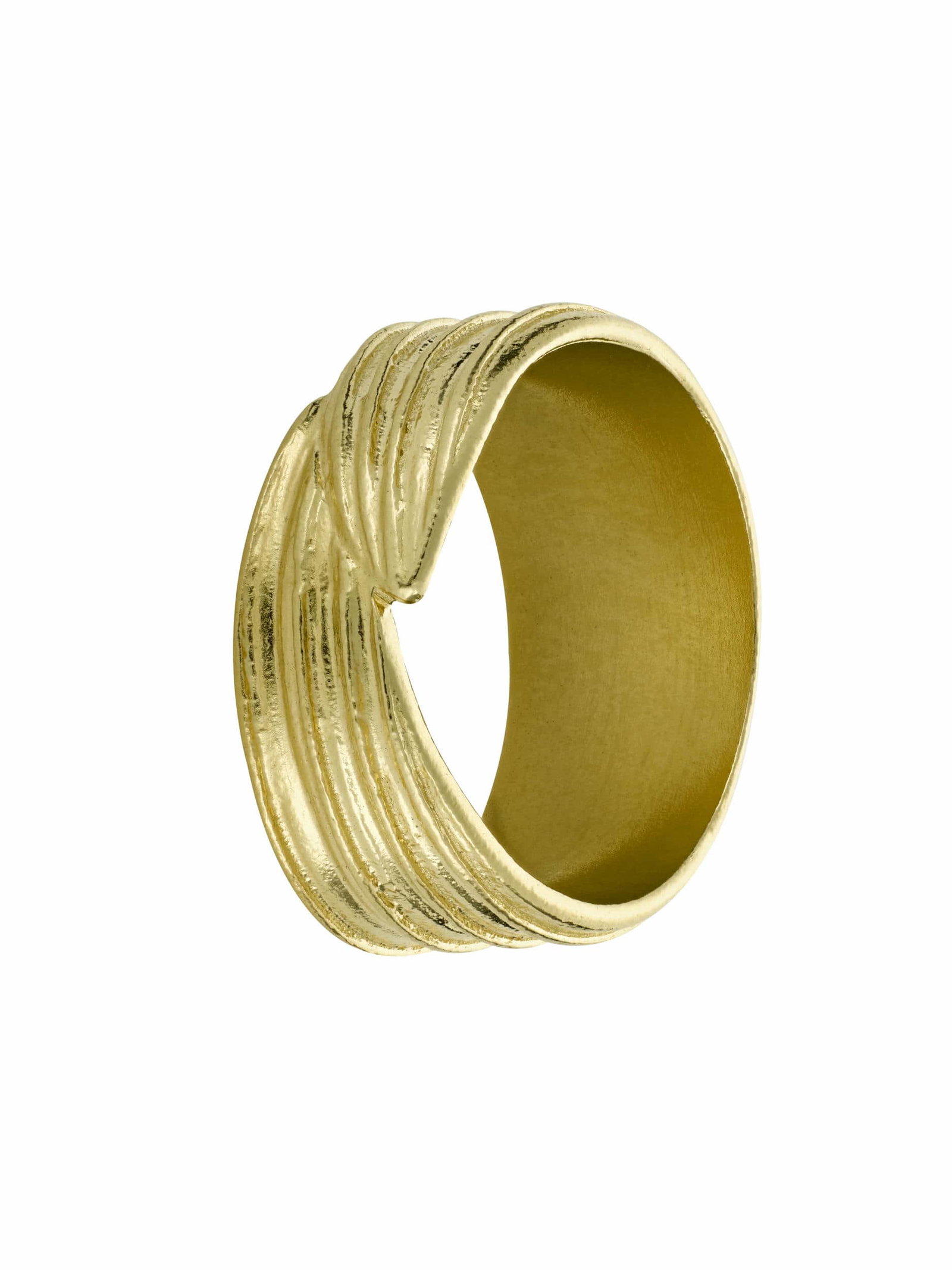 Image of Wrapped Ribwort Plantain Leaf Ring