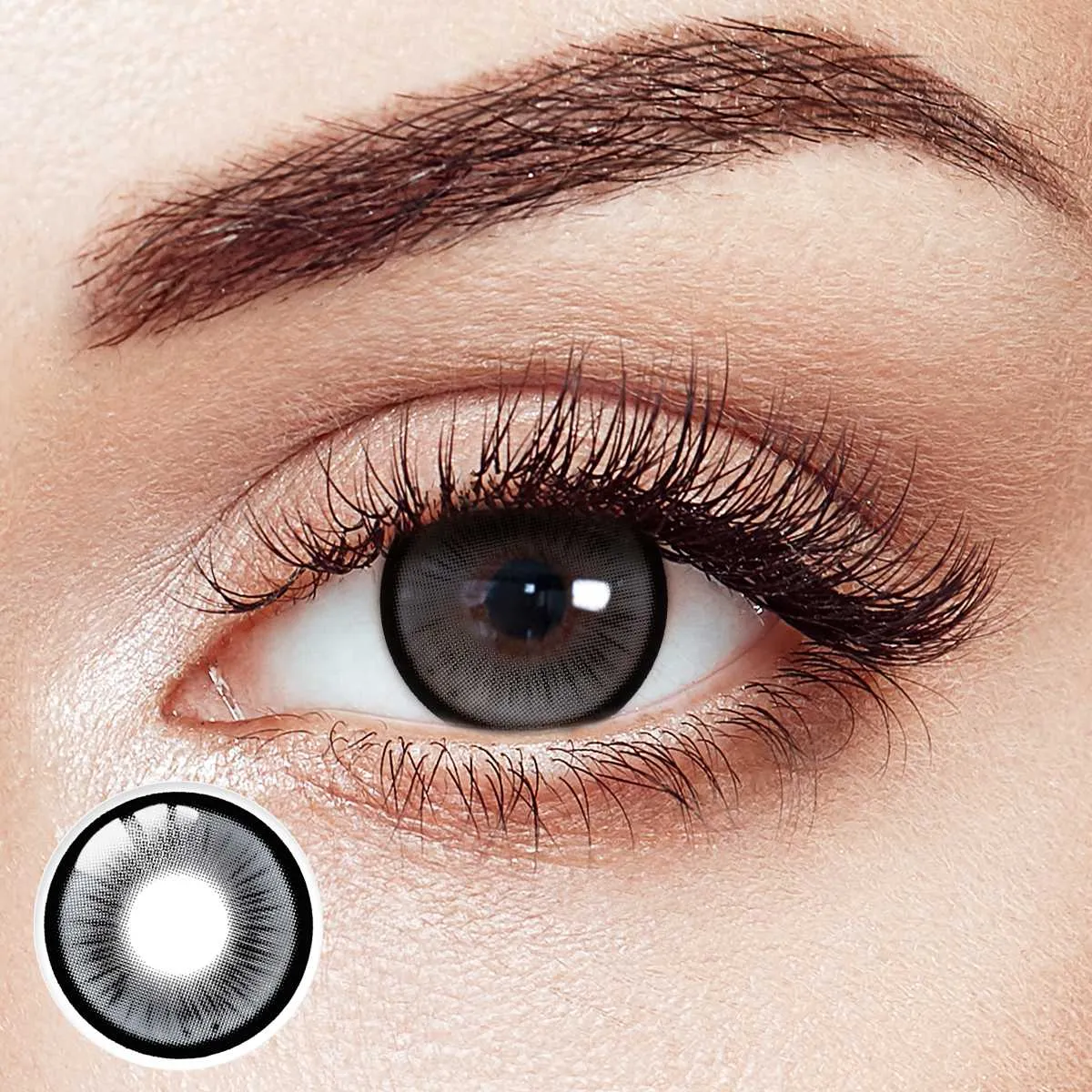 Oreo Gray 6 Month Contact Lenses | 2 Pcs