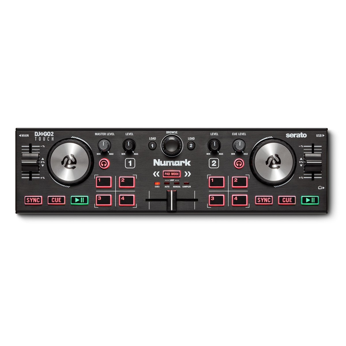 Numark DJ2GO 2 Touch Portable DJ Controller