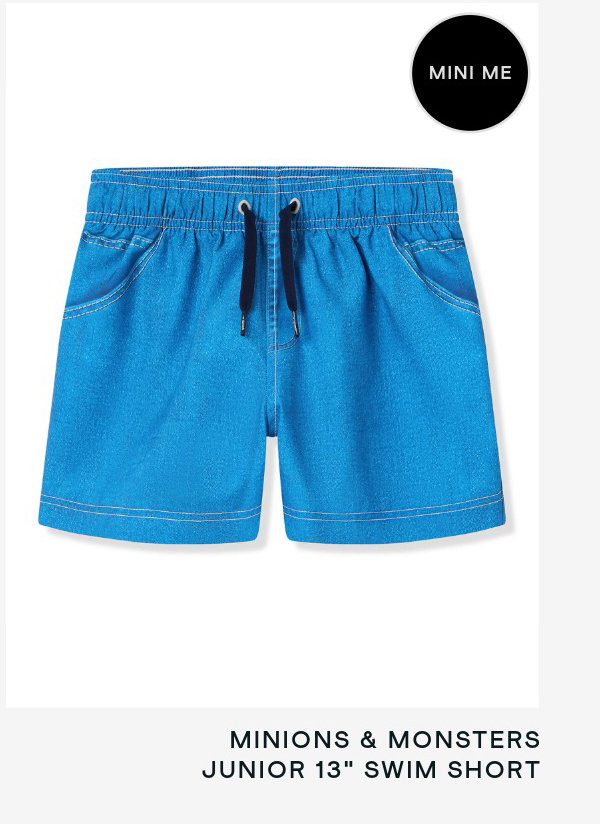 Minions & Monsters Junior 13" Swim Short