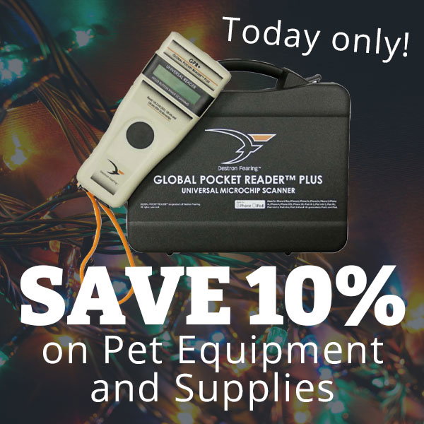 Save 10% on Pet Equipment and Supplies