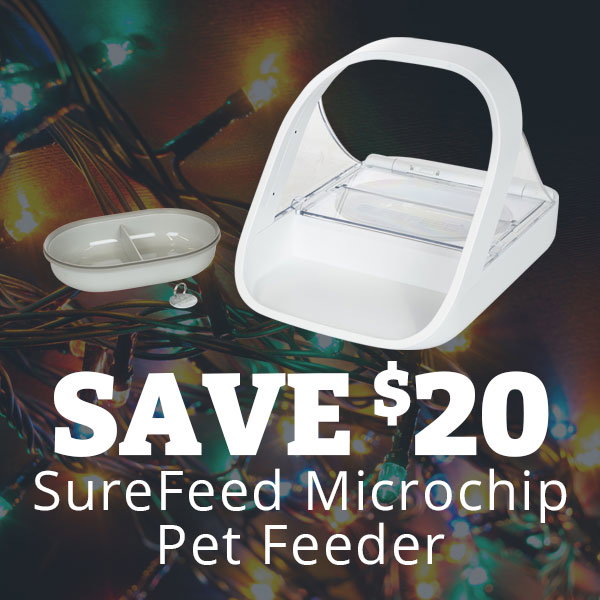 Save $20 on SureFeed Microchip Pet Feeder