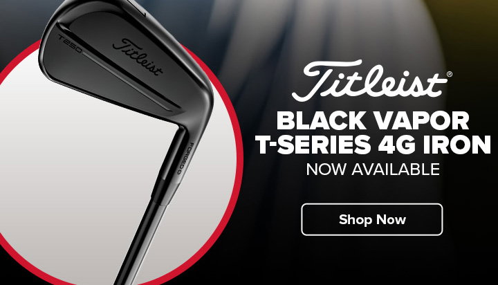 Titleist Black Vapor T-Series 4G Irons - Now Available