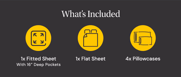 6-Piece Bamboo-Blend Comfort Luxury Sheet Set in a Variety of Sizes and Colors
