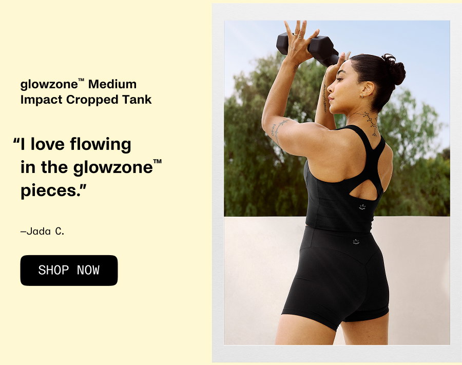 glowzone™ Medium Impact Cropped Tank