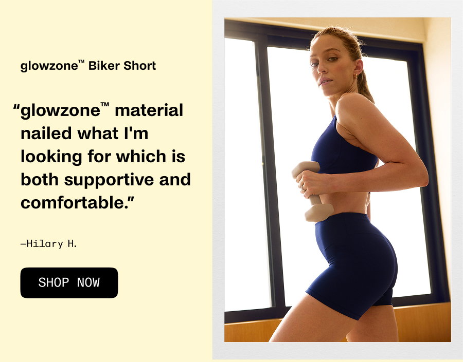 glowzone™ 4" Biker Short in Deep Ocean