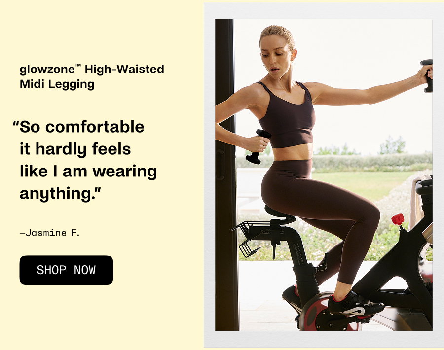 glowzone™ High Waisted Midi Legging