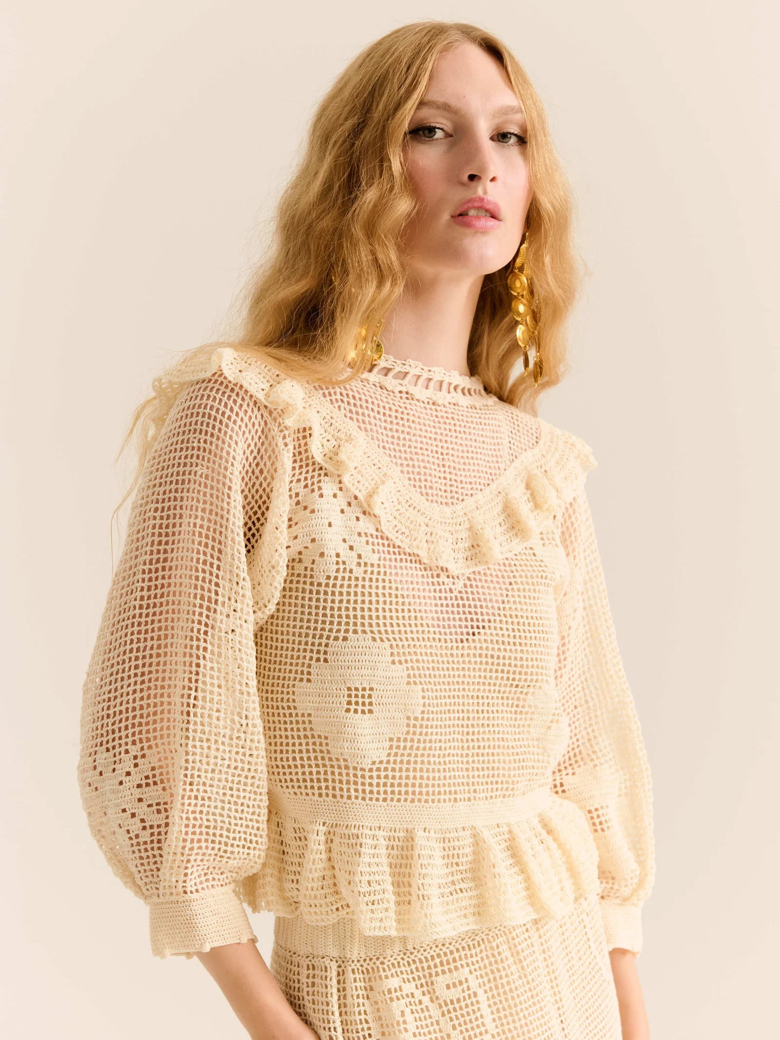 Image of Mari Crochet Top - Final Sale