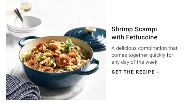 shrimp scampi with fettuccine - get the recipe