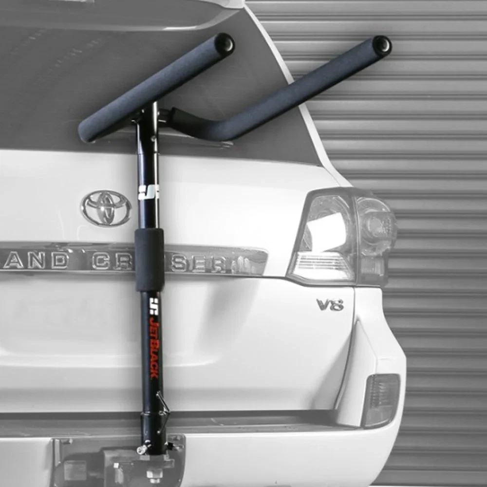 Image of JetBlack 3-Bike JetRack Towball Mounted Bike Carrier Includes Bungee Pack