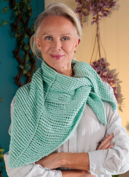 Free Cool Breeze Knit Shawl Pattern