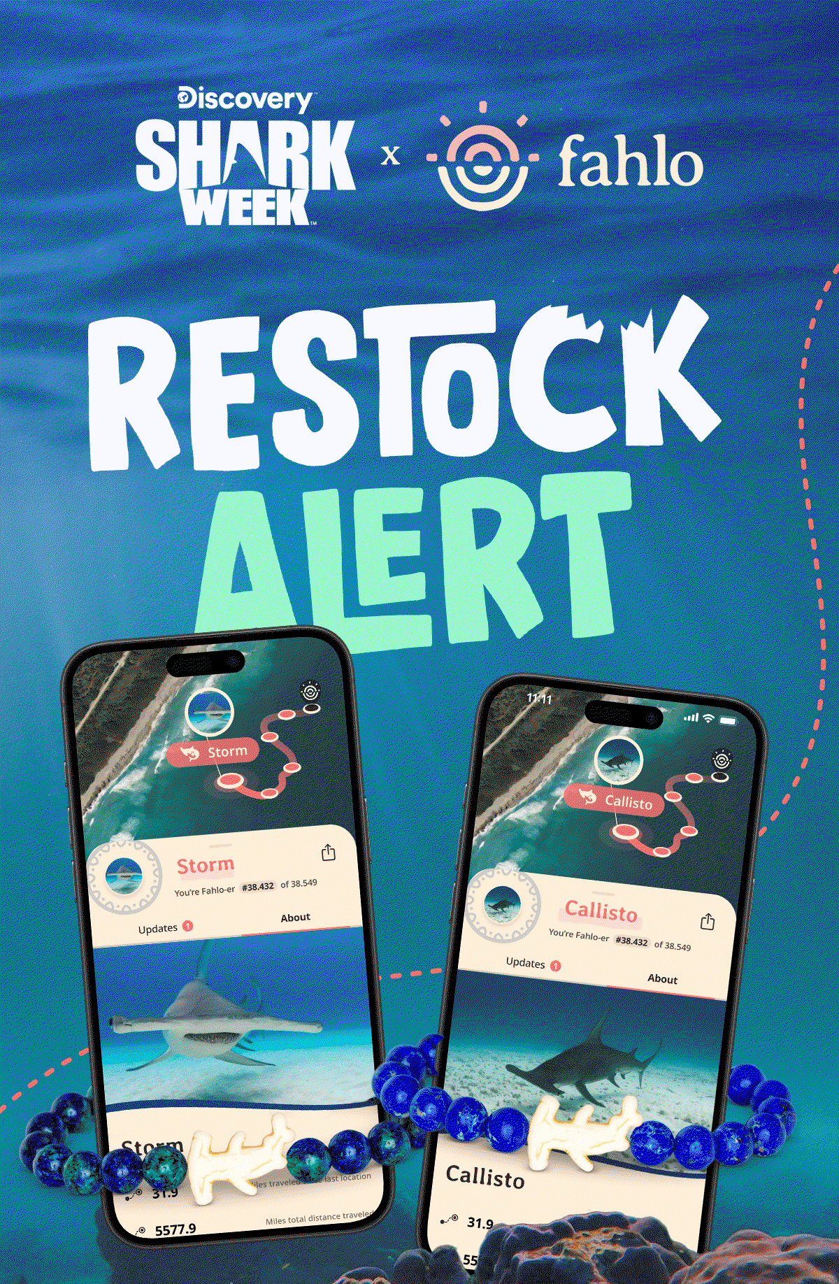 They're back in stock for a limited time and if you've been eyeing one, don't wait. The Deep Sea and Tidal Wave bracelets are very likely to sell out again before the end of the month.