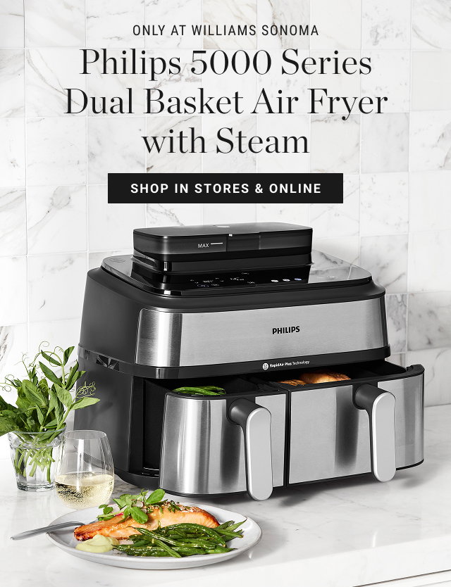 Exclusive - Philips 5000 Series Dual Basket Air Fryer with Steam - shop in stores & online