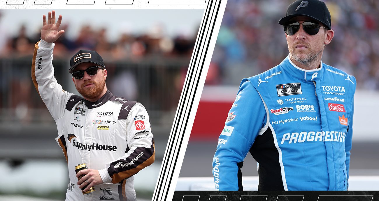 Tyler Reddick and Denny Hamlin