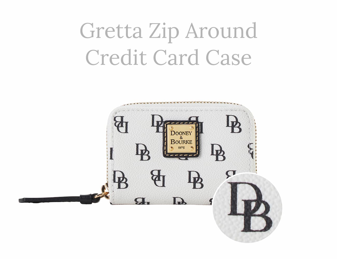 Gretta Zip Around Credit Card Case