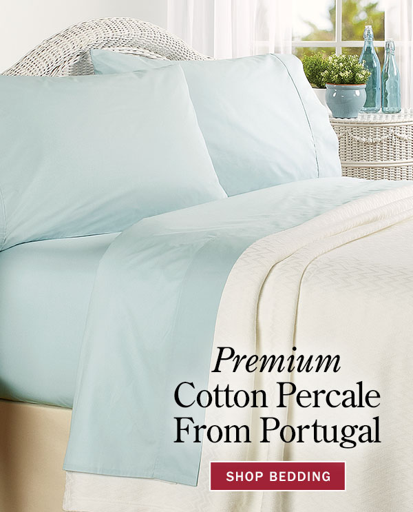Premium Cotton Percale From Portugal. Shop Bedding. Clothesline Crisp Cotton Percale Sheet Set