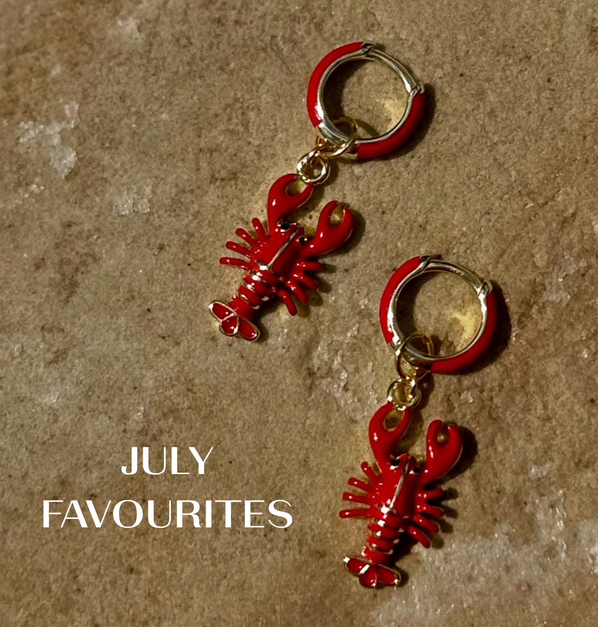Lobster earring charm