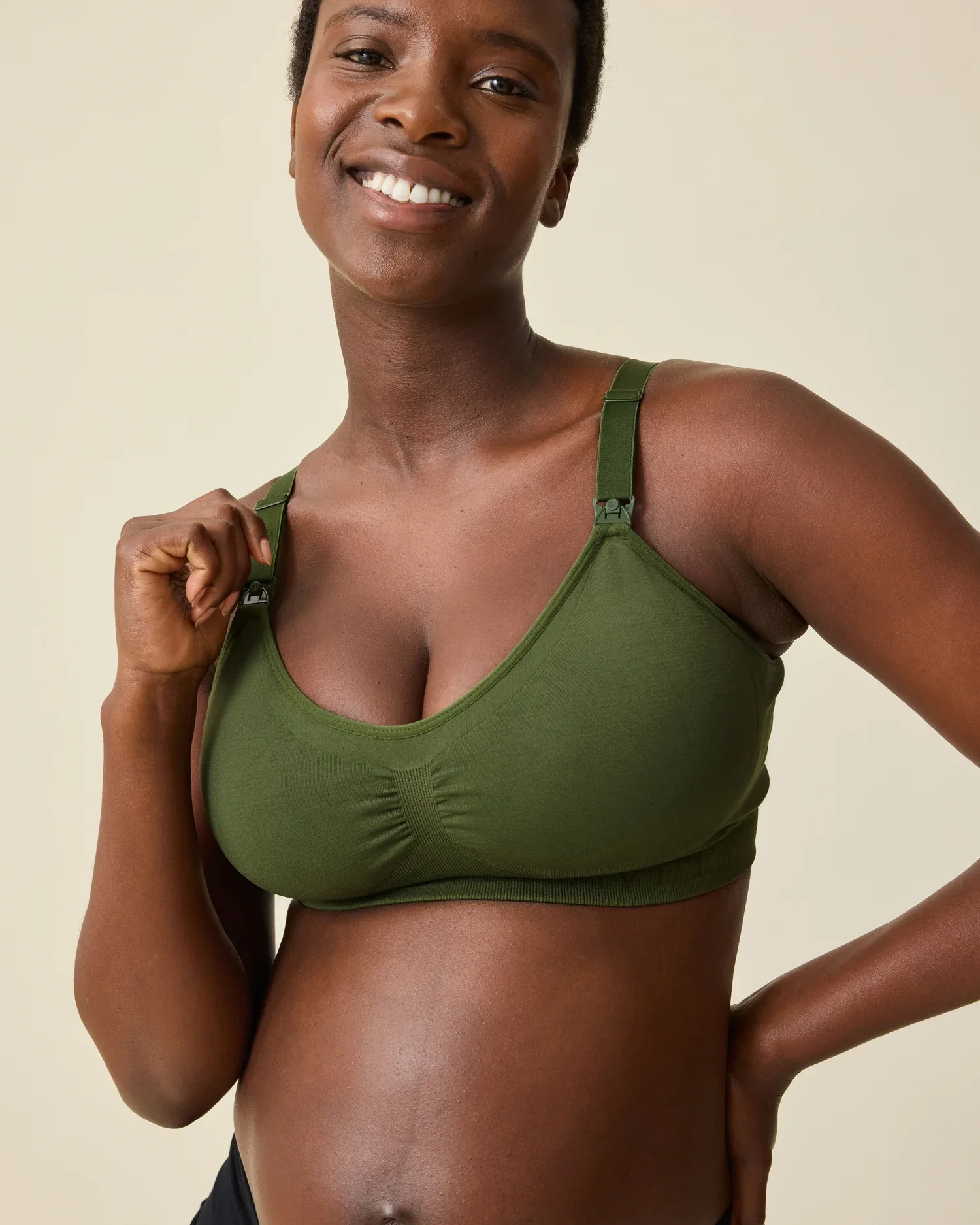 Image of Simply Sublime® Nursing Bra | Deep Olive