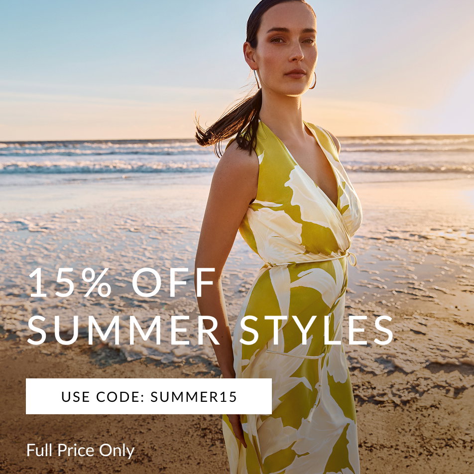 15% OFF SUMMER STYLES