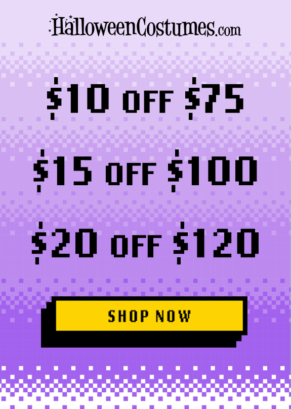 HalloweenCostumes.com - $10 OFF Orders of $75+ | $15 OFF Orders $100 | $20 OFF $120