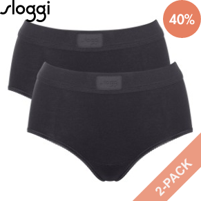 2 Pakkaus Sloggi Double Comfort Maxi Multi