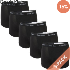 5 Pakkaus Calvin Klein Cotton Trunks