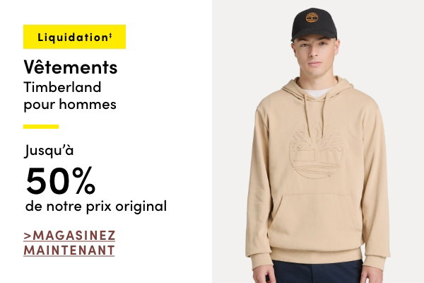 Vêtements Timberland pour hommes en liquidation‡ jusqu'à 50 % de rabais sur notre prix original