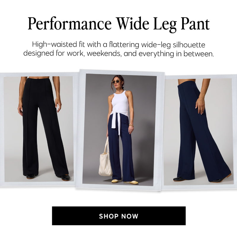 Performance Wide Leg Pant