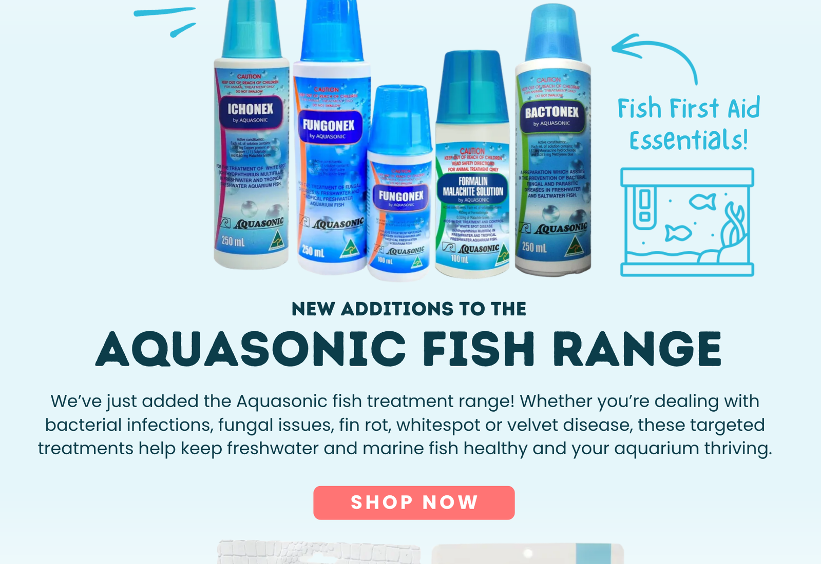 Aquasonic Fish Range