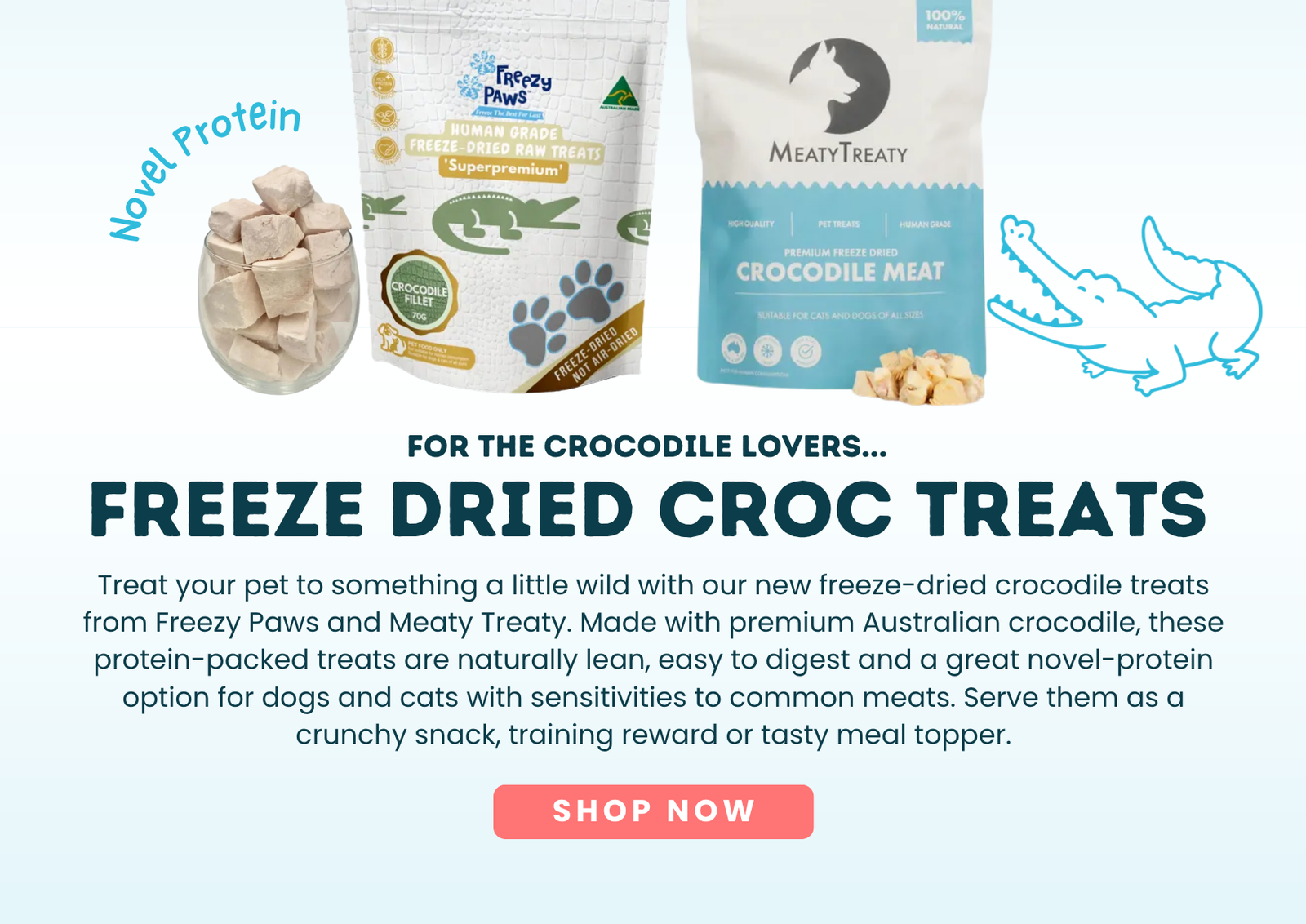Freeze Dried Croc Treats