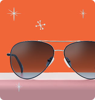 Image of Blue Aviator Sunglasses #1126816