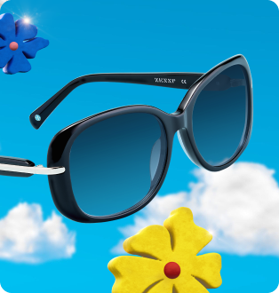 Image of Black Square Sunglasses #112521