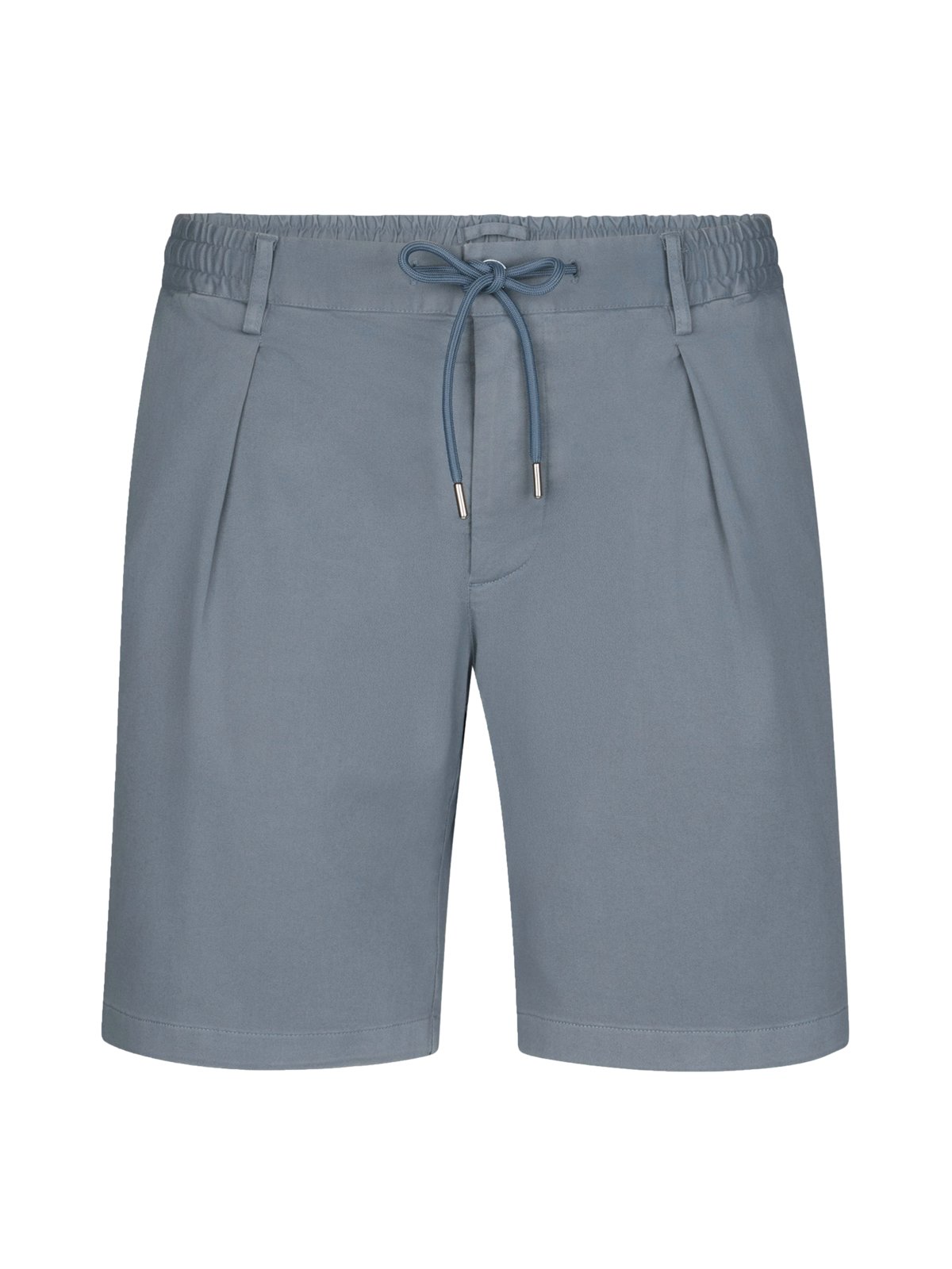 Leichte Bermudashorts mit Stretch und Bundfalte